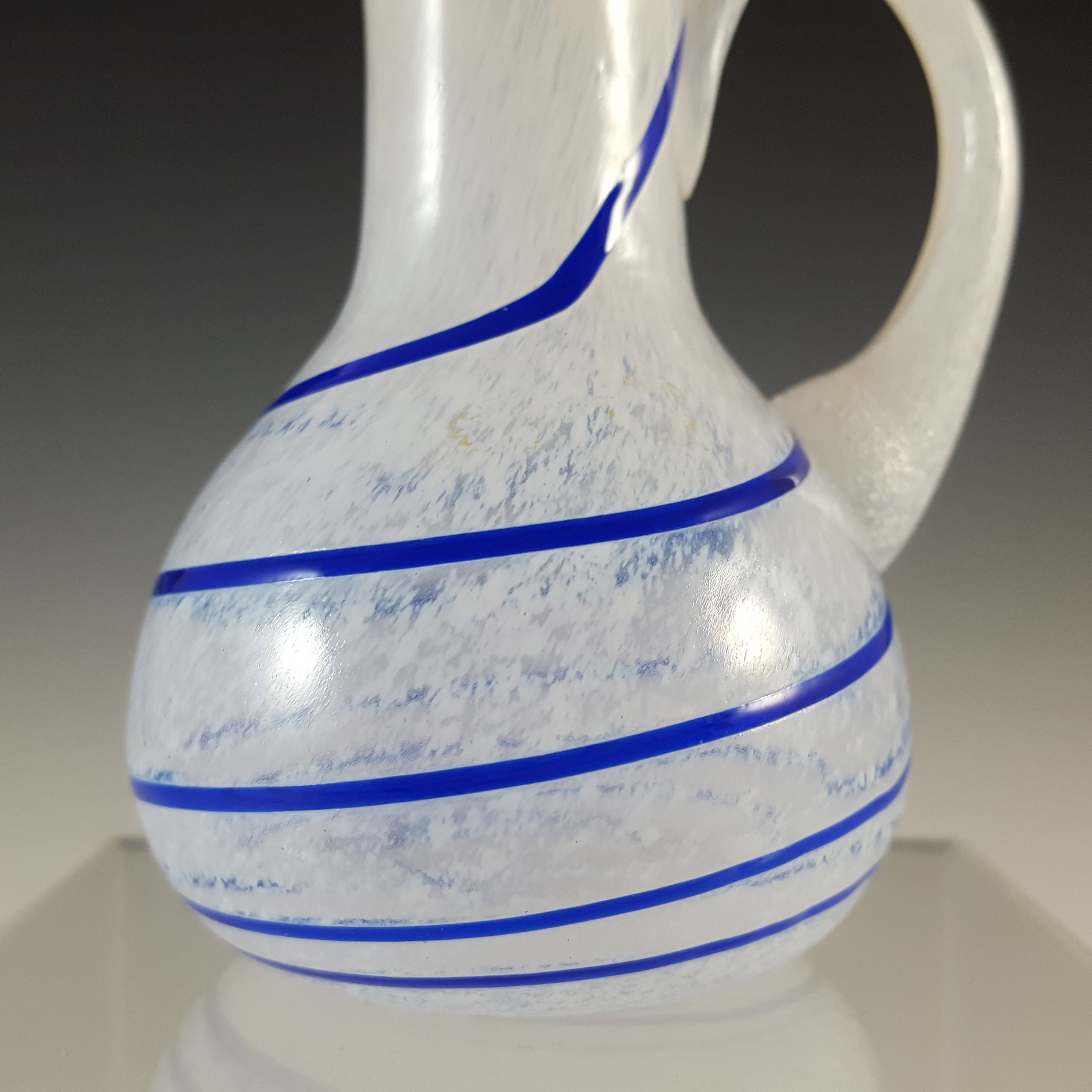 SIGNED Kosta Boda Glass Creamer Jug by Ulrica Vallien #88012 - Click Image to Close