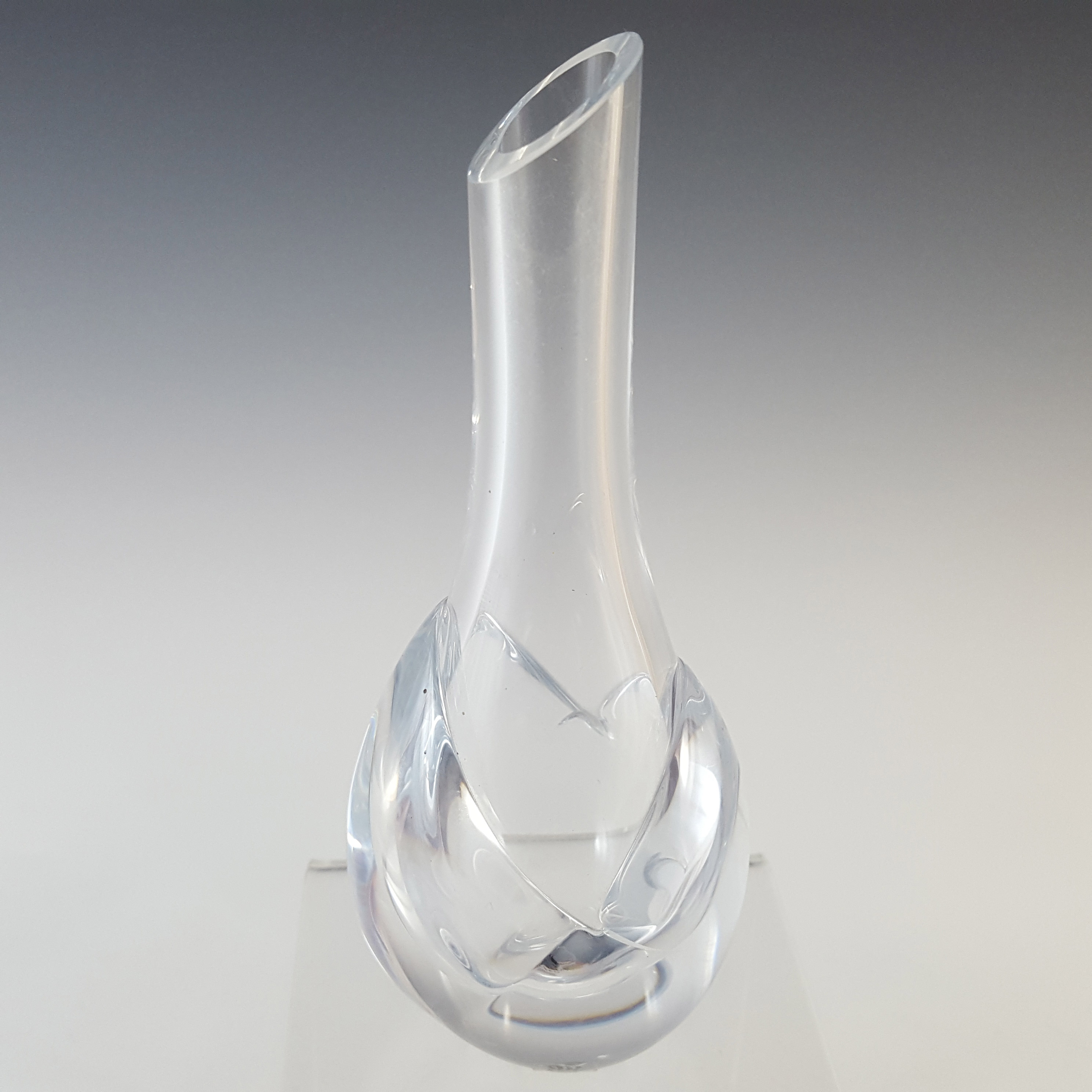 (image for) SIGNED Mats Jonasson Swedish Glass 'Pussy Willow' Vase #4026 - Click Image to Close