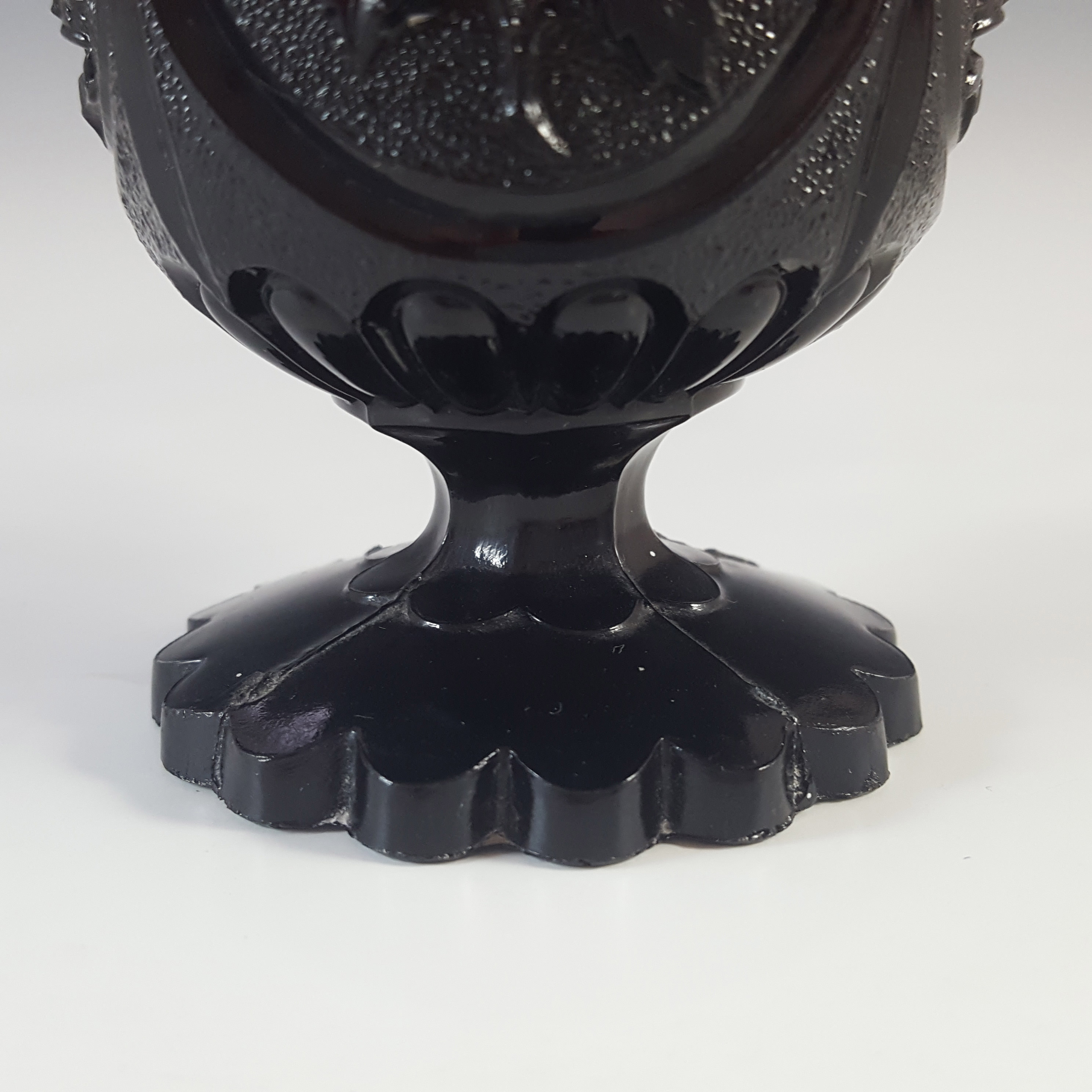 Victorian Black Milk Glass Vitro-Porcelain Creamer / Jug - Click Image to Close
