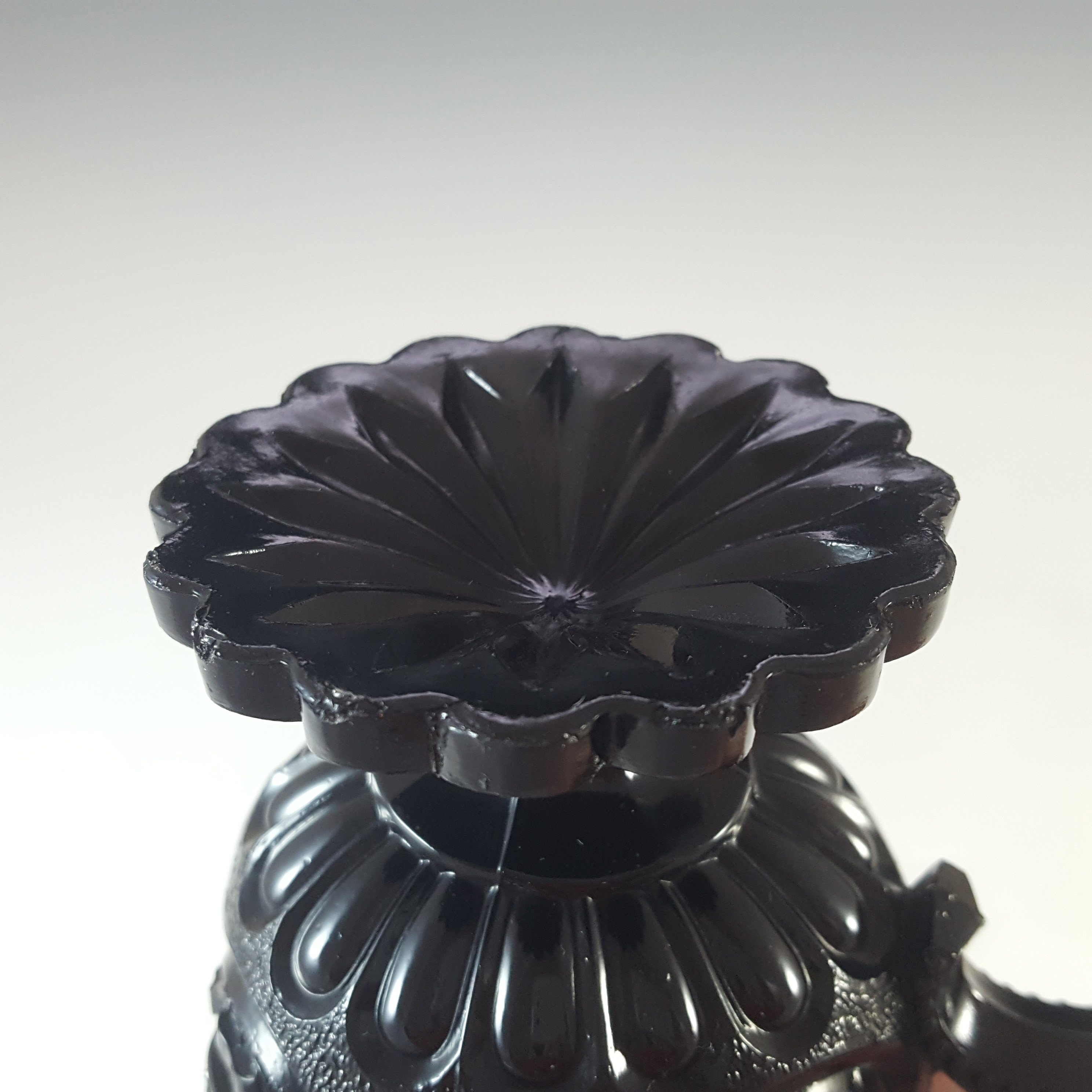 (image for) Victorian Black Milk Glass Vitro-Porcelain Creamer / Jug - Click Image to Close