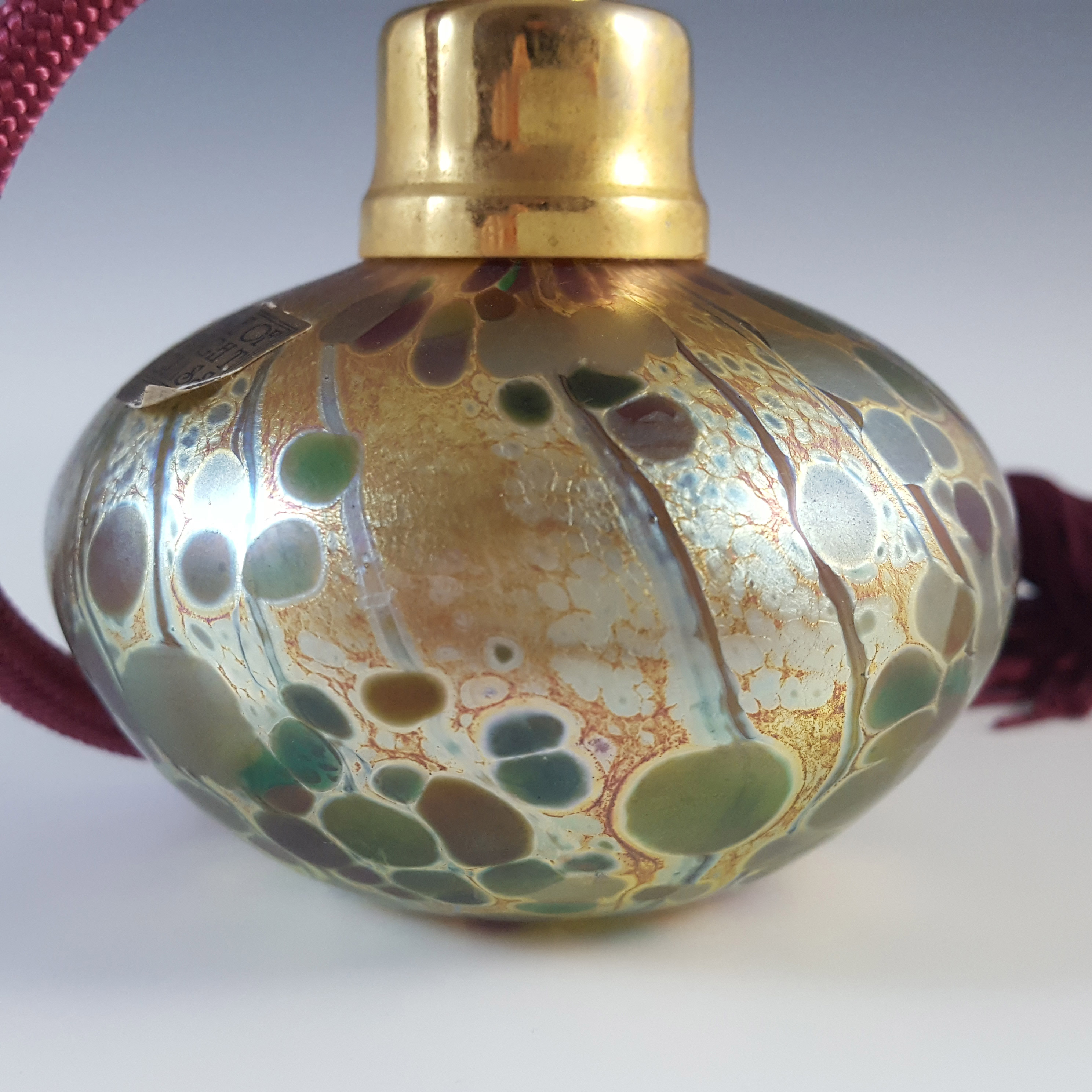 (image for) LABELLED Isle of Wight Studio 'Summer Fruits' Glass Perfume Bottle - Click Image to Close