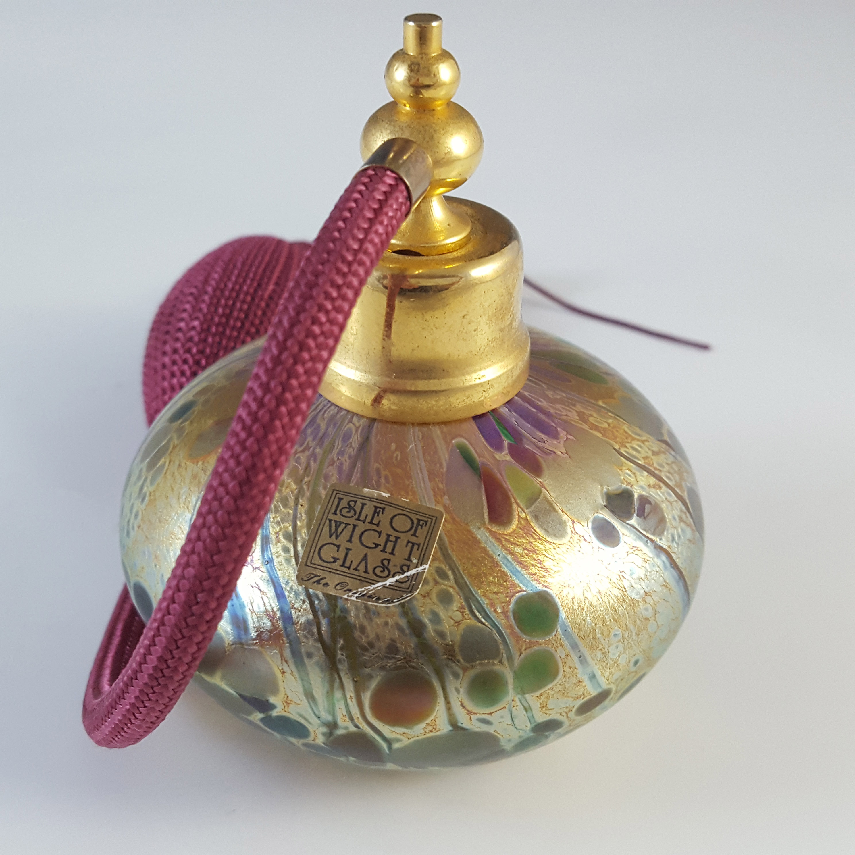 (image for) LABELLED Isle of Wight Studio 'Summer Fruits' Glass Perfume Bottle - Click Image to Close