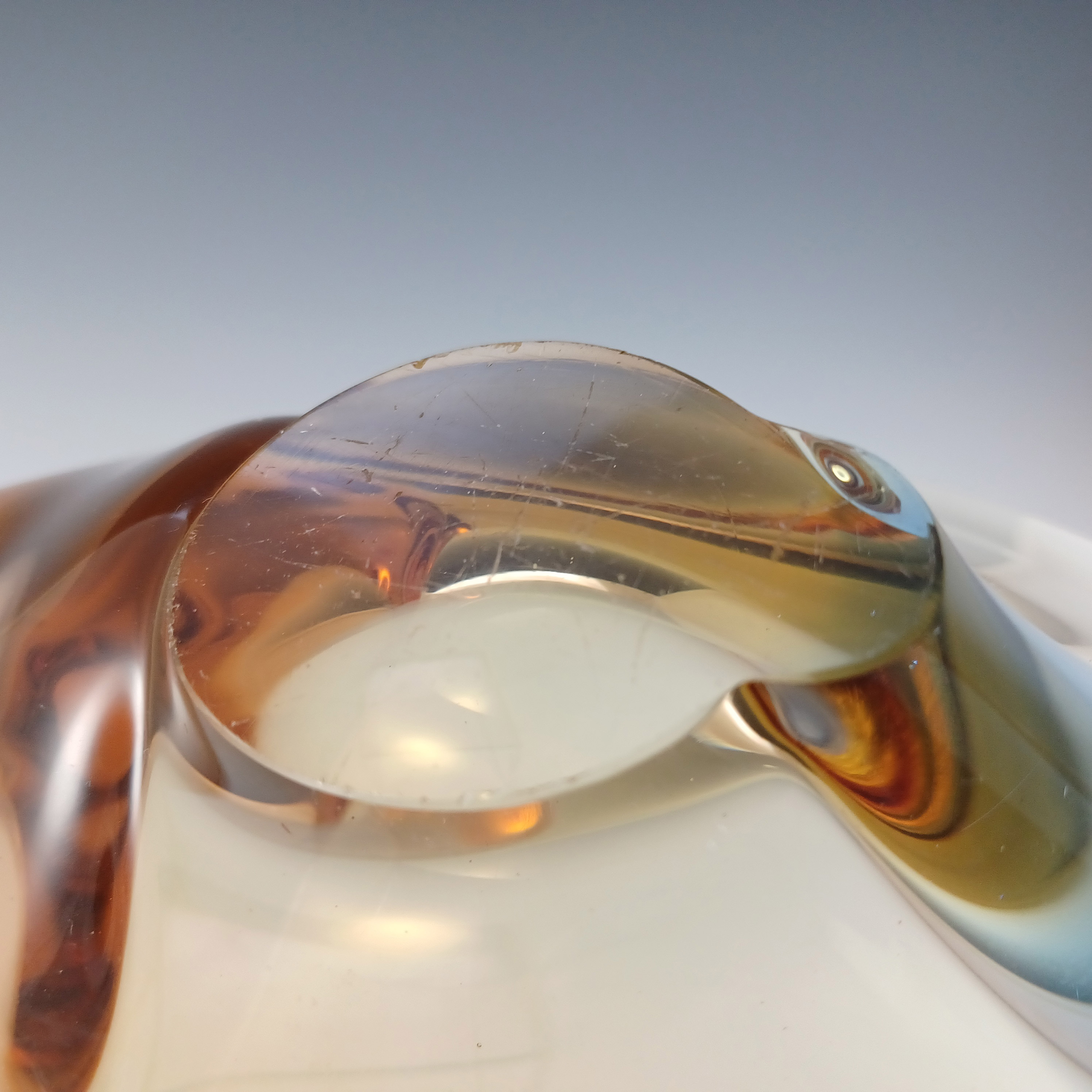 (image for) Mstisov Large Czech Glass Romana Bowl by Hana Machovská - Click Image to Close