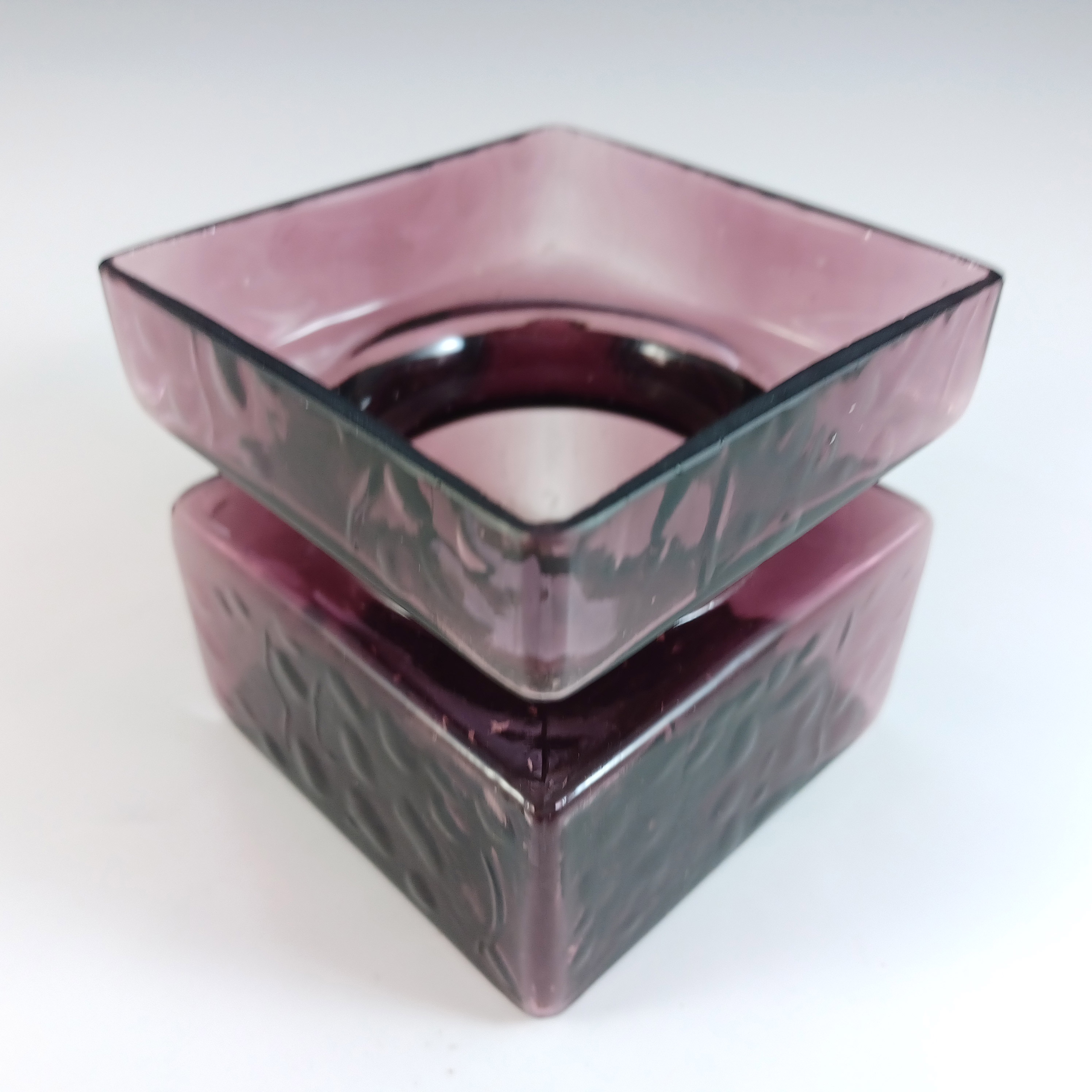 Riihimaki 'Pala' Riihimaen Lasi Purple Glass Vase by Helena Tynell - Click Image to Close