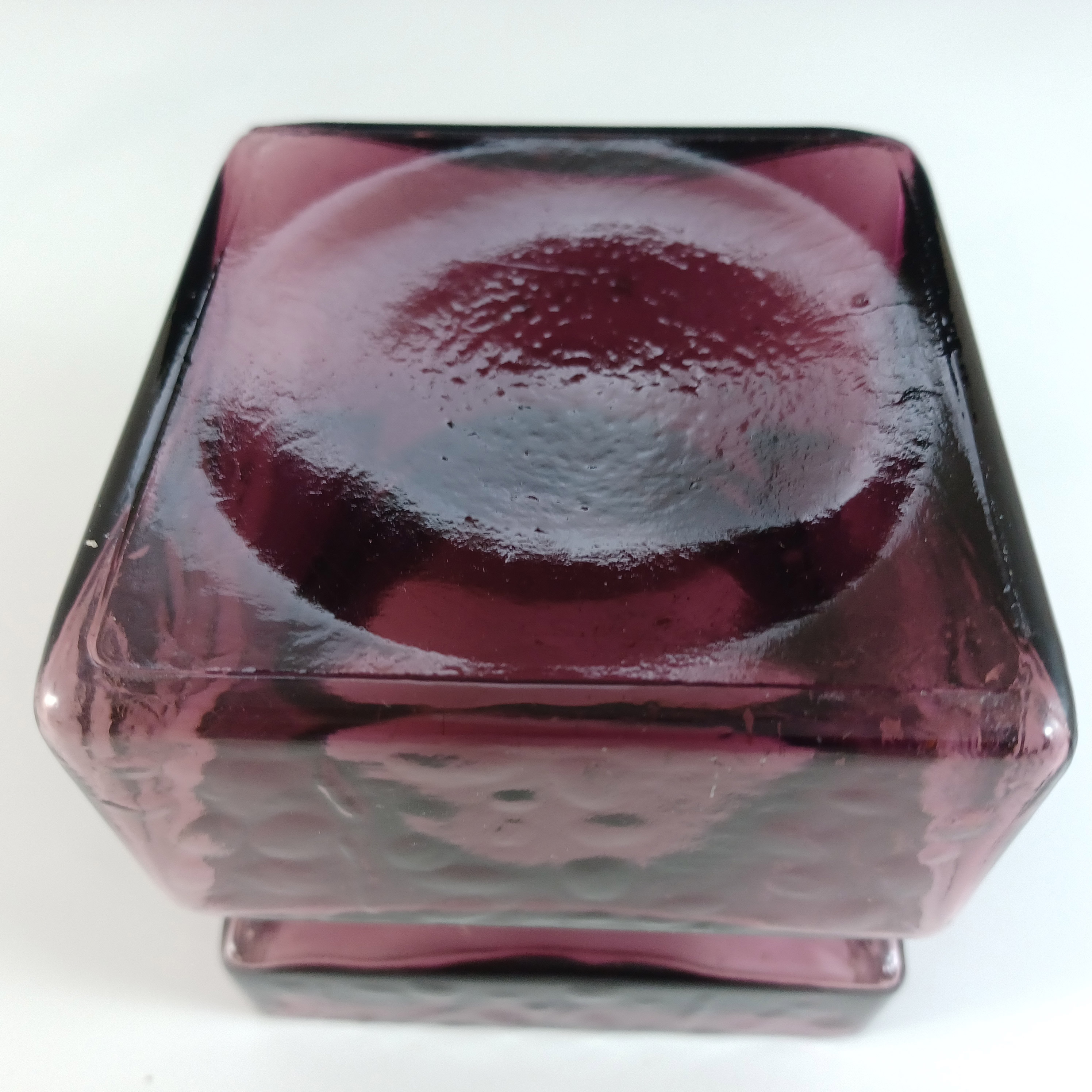 Riihimaki 'Pala' Riihimaen Lasi Purple Glass Vase by Helena Tynell - Click Image to Close