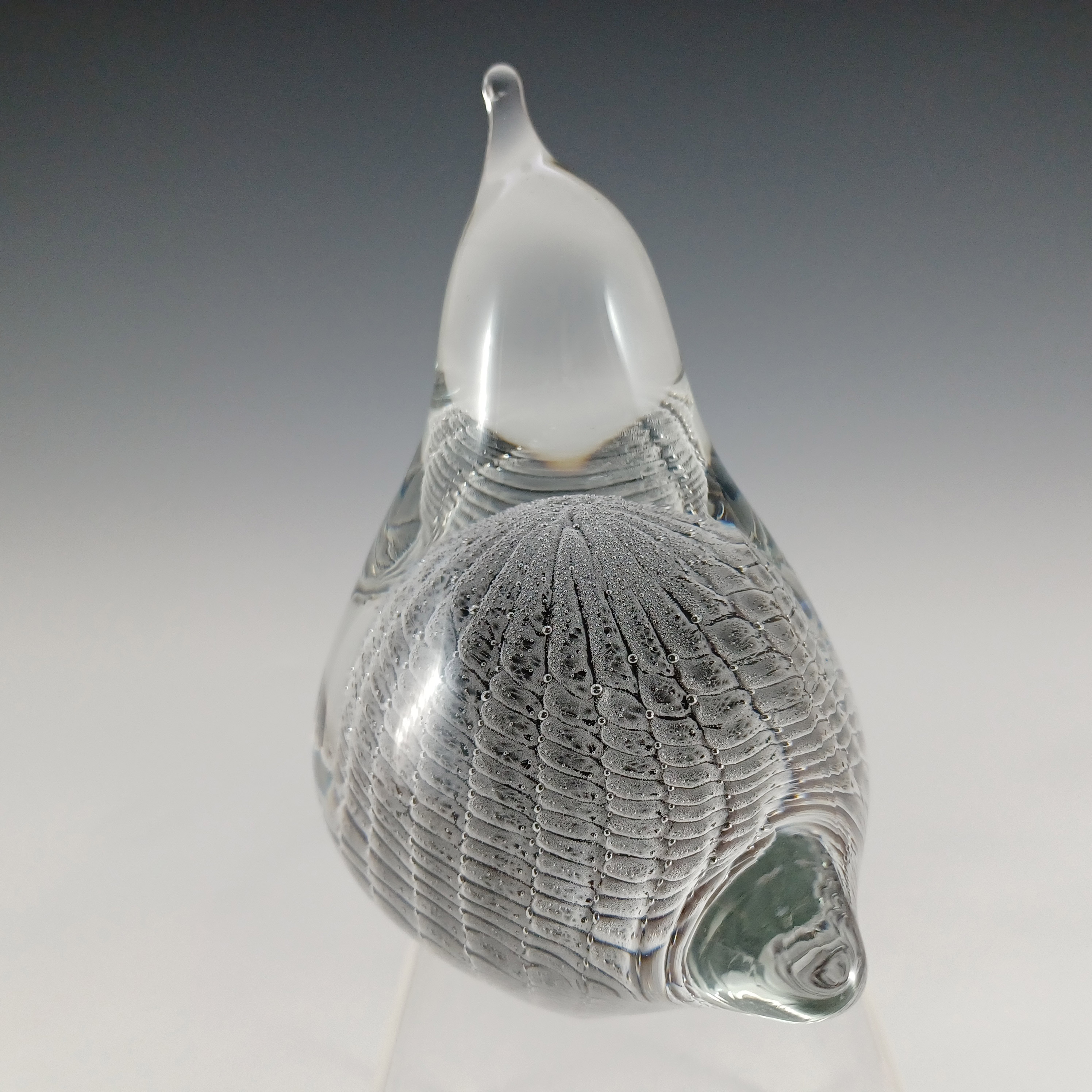 SIGNED FM Konstglas / Marcolin Fumato Glass Bird #R1 - Click Image to Close