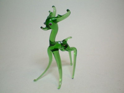 (image for) Pirelli Glass Ltd Animal/Deer Sculpture - Click Image to Close