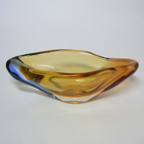 Bohemian Mstisov Glass Romana Bowl by Hana Machovská - Click Image to Close