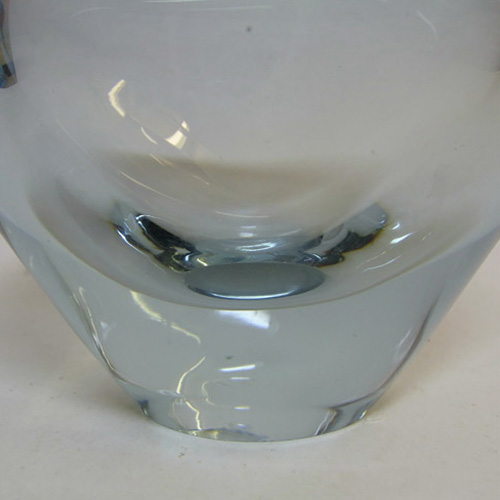(image for) Holmegaard #15734 Per Lutken Blue Glass 'Minuet' Vase - Signed - Click Image to Close