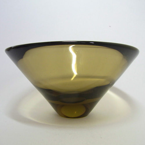 (image for) Holmegaard 1959 Per Lutken 'Oliven' Glass Vase - Signed - Click Image to Close