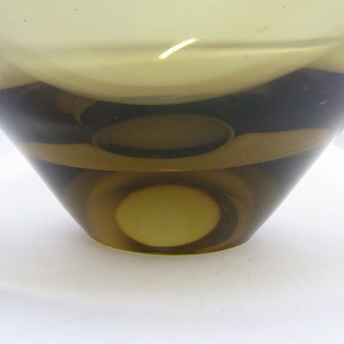 Holmegaard 1959 Per Lutken 'Oliven' Glass Vase - Signed - Click Image to Close