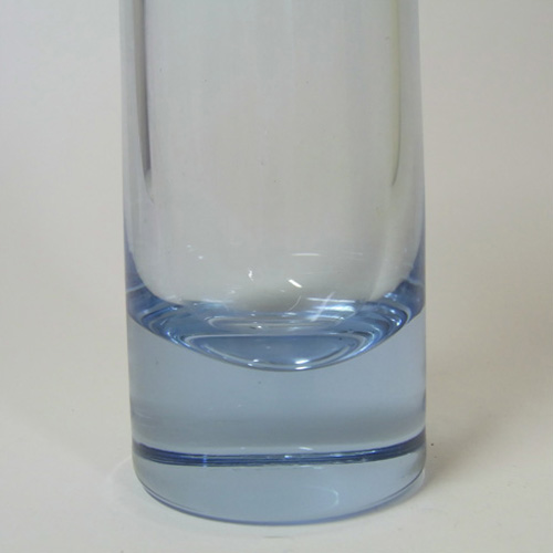 (image for) Holmegaard #16911 Blue Glass Vase by Per Lutken - Signed - Click Image to Close