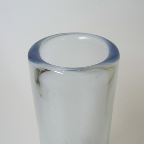 (image for) Holmegaard #16911 Blue Glass Vase by Per Lutken - Signed - Click Image to Close