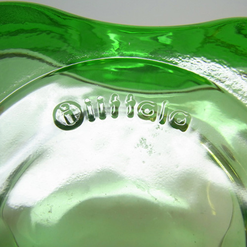 (image for) Iittala Alvar Aalto Green Glass Bowl - Labelled + Boxed - Click Image to Close