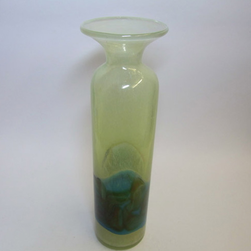 Mdina 'Strata' Maltese Glass Tall Vase - Signed - Click Image to Close