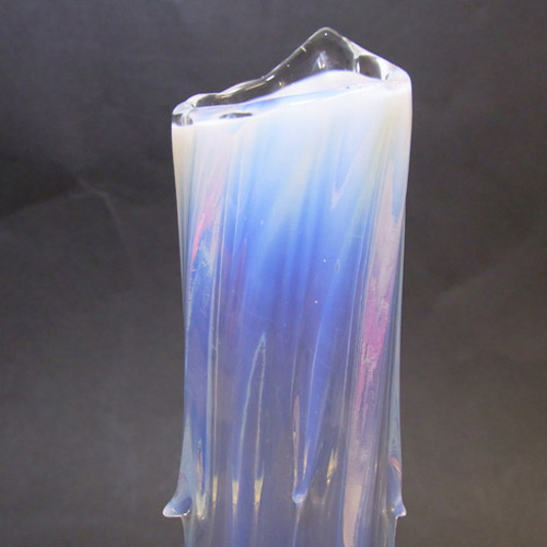 Victorian 1900's Opaline/Opalescent Glass Thorn Vase - Click Image to Close