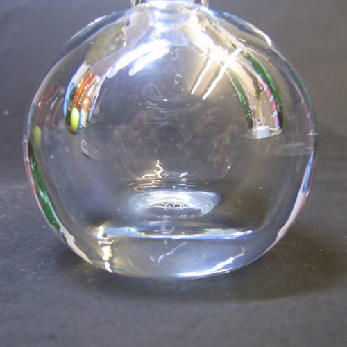 (image for) Orrefors 1950 Glass Perfume/Scent Bottle Signed + Label - Click Image to Close
