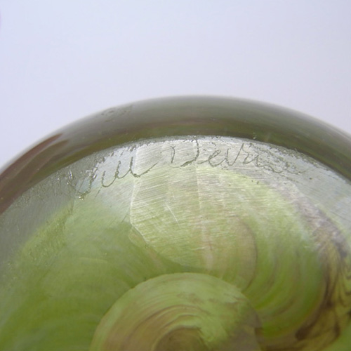 (image for) Royal Brierley Glass Paperweight Signed Jill Devine - Click Image to Close