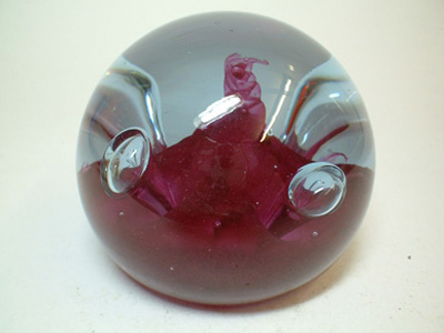 Caithness Glass "Moonflower" Paperweight/Paper Weight - Click Image to Close