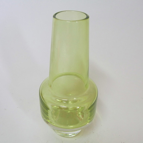 Sea Glasbruk 1960's Swedish Green Glass Studio Vase - Click Image to Close