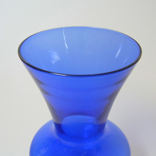 (image for) Sea Glasbruk/Kosta 1960's Swedish Blue Glass Vase - Click Image to Close