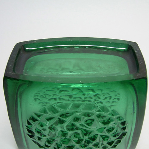 Sklo Union Rudolfova Hut Glass Vase - Rudolf Jurnikl - Click Image to Close