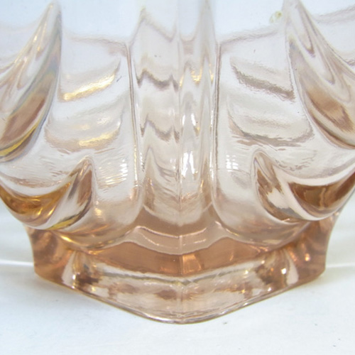 Large Sklo Union Heřmanova Glass Bowl - Václav Hanuš - Click Image to Close