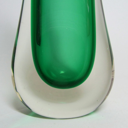 (image for) Whitefriars #9571 Meadow Green Glass Teardrop Vase - Click Image to Close