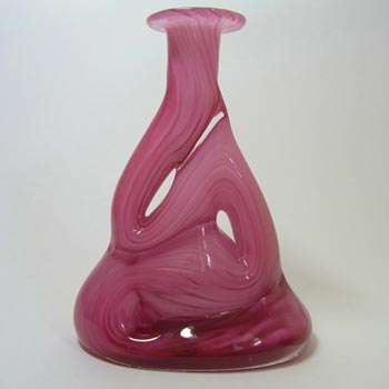 (image for) Mtarfa Organic Pink & White Glass Sculpture Vase