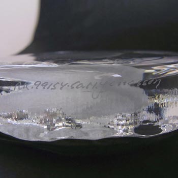 Mats Jonasson / Royal Krona #99154 Glass Bird Sculpture - Signed