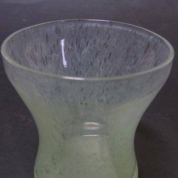 British? Clouded Green Glass Tumbler Vase