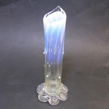 Victorian 1900\'s Opaline/Opalescent Glass Thorn Vase