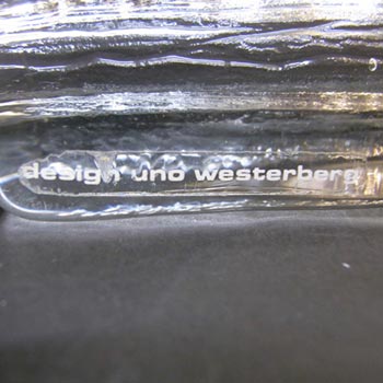 Pukeberg/Uno Westerberg Oland Bridge Glass Paperweight