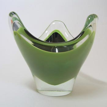 Reijmyre Glass Harlequin Bowl by Paul Kedelv - Signed