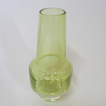 Sea Glasbruk 1960's Swedish Green Glass Studio Vase