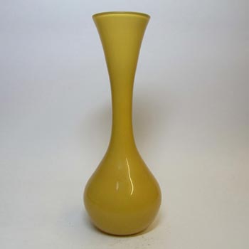 Scandinavian/Italian Retro Amber Cased Glass Vase