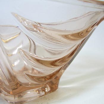 Large Sklo Union Heřmanova Glass Bowl - Václav Hanuš